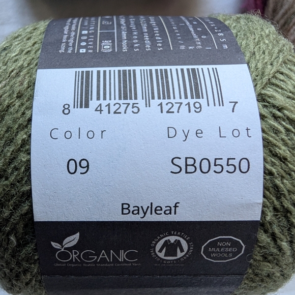 Yarn Lot Of Multicolor Wool & Wool Silk Blend Yarns - 4 Skeins - Picture 11 of 15